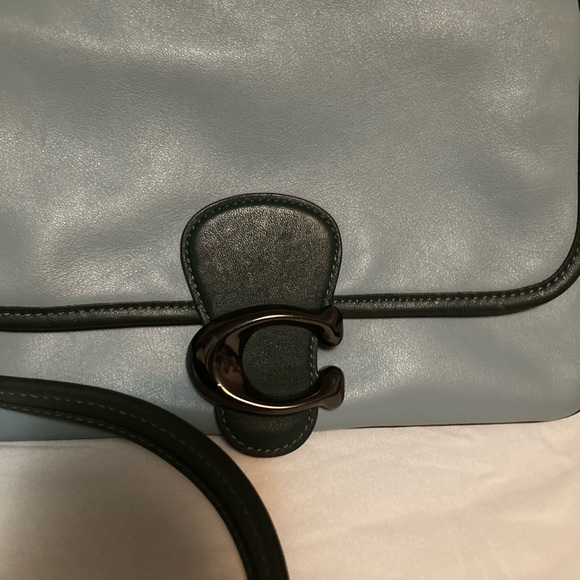 Coach bag.  Beautiful light green, seaweed color. EUC - Picture 3 of 15